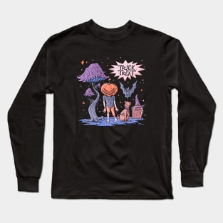 Helloween Trick or Treat Long Sleeve T-Shirt